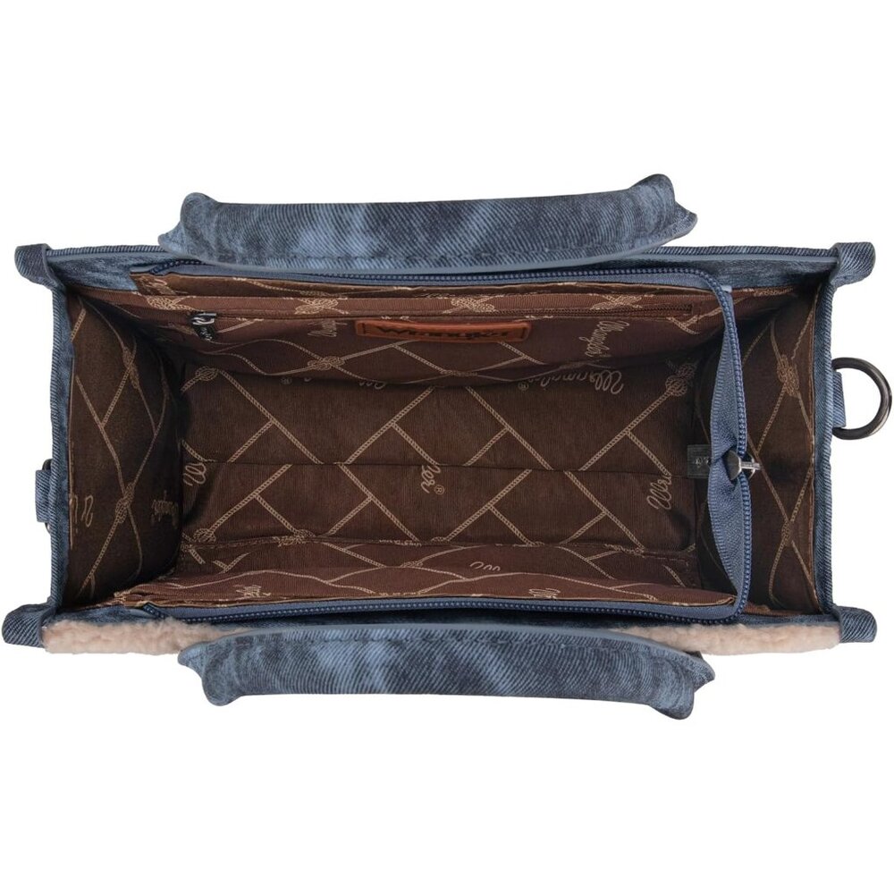 Versatile Wrangler Aztec Tote With Crossbody Stra… - image 5